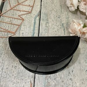 Marc by Marc Jacobs eye glass case black leather luxury sunglasses storage fold